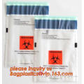 PE Bio Hazard Medical Bags, Plastic Bag For Medication, hospital Medical Biohazard Waste Bag